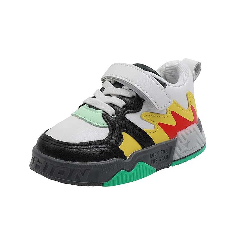 

Girls Boys Sports Shoes Spring Children Tennis Shoes Toddler For Kids Girl Baby Leather Flats Kids Sneakers Fashion Casual Shoes