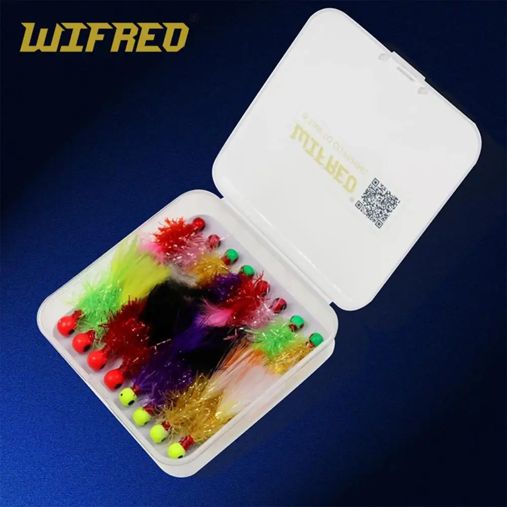 Wifreo 16 шт./кор. микс мини Марабу Краппи джиг сковородка рыболовные приманки для