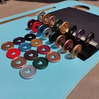 100PCS35MM новое сердце-образный матовый переплет компакт-дисков, окантовочная и круглыми пряжками, блокнот с отрывными листами гриб отверстие переплет кнопка