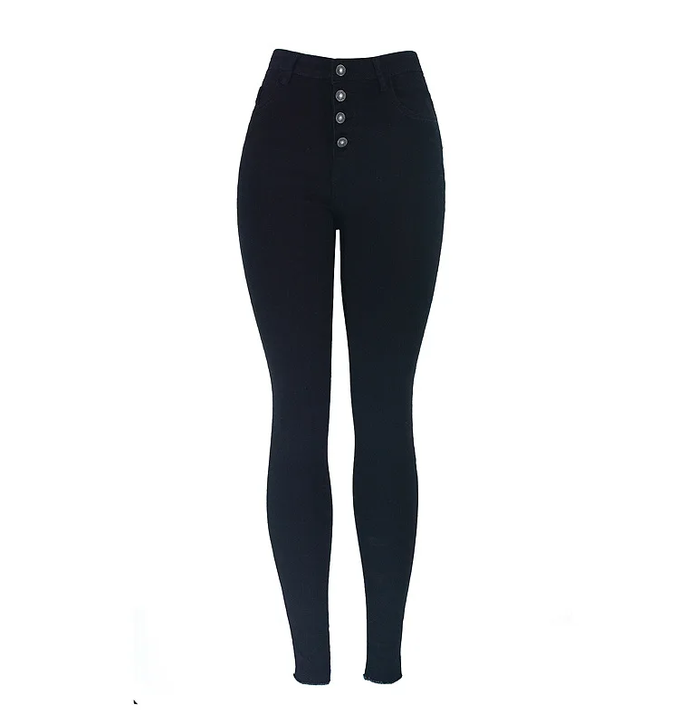 

Jeans women's high waist slim fit plus size denim pants women pencil