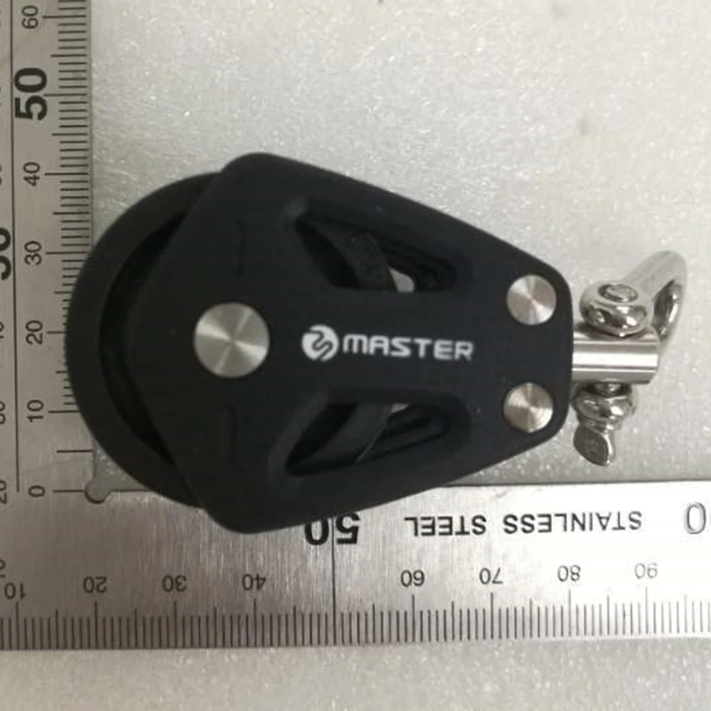 

35mm Double Wheel Swivel Rigging Lifting Wheel Rope For Marine Sailboat