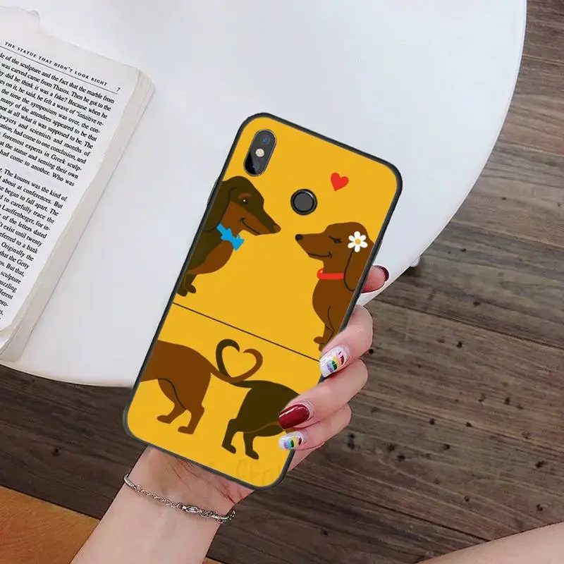 

Animal Dachshund Doberman dog Phone Case For Xiaomi mi Redmi note 7 8t 9 9t 9s 8 10 10t 11 pro lite K20 max 3