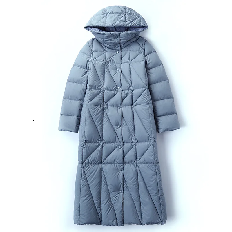 More than 350g 90% white duck down content thicked coat women Slim Skinny graceful beauty jackets hooded 199023 | Женская одежда