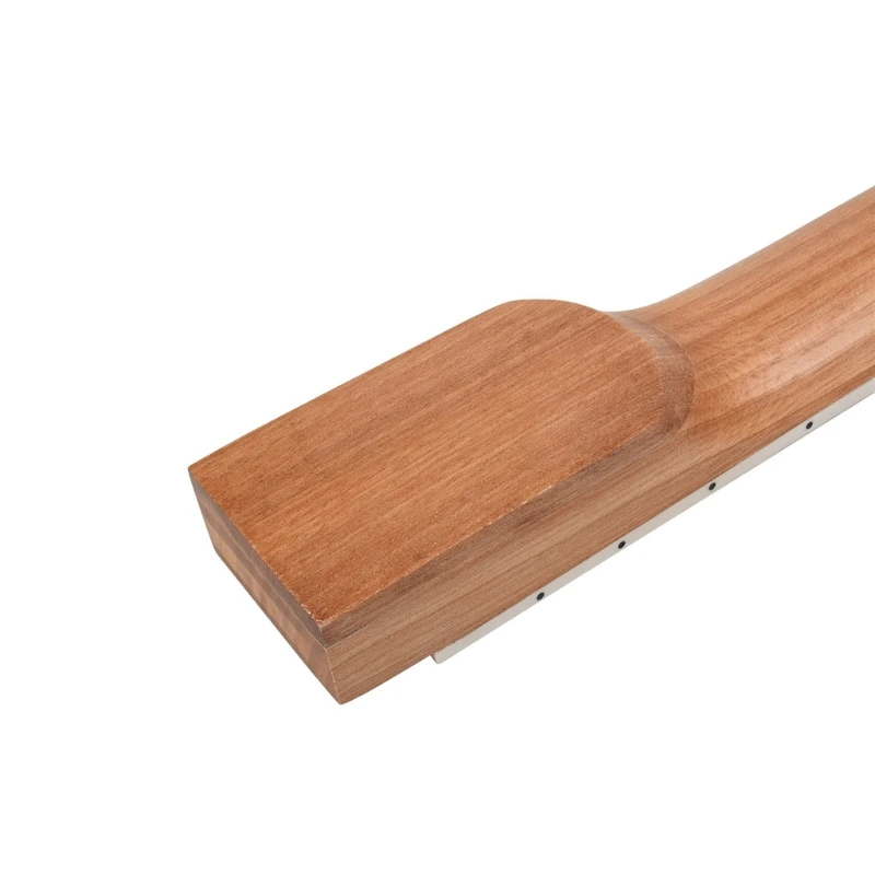 

22 Fret Mahogany Rosewood Fretboard Replacement Guitar Neck Parts Electric DIY Replacement Electric Guitar Neck Bridge