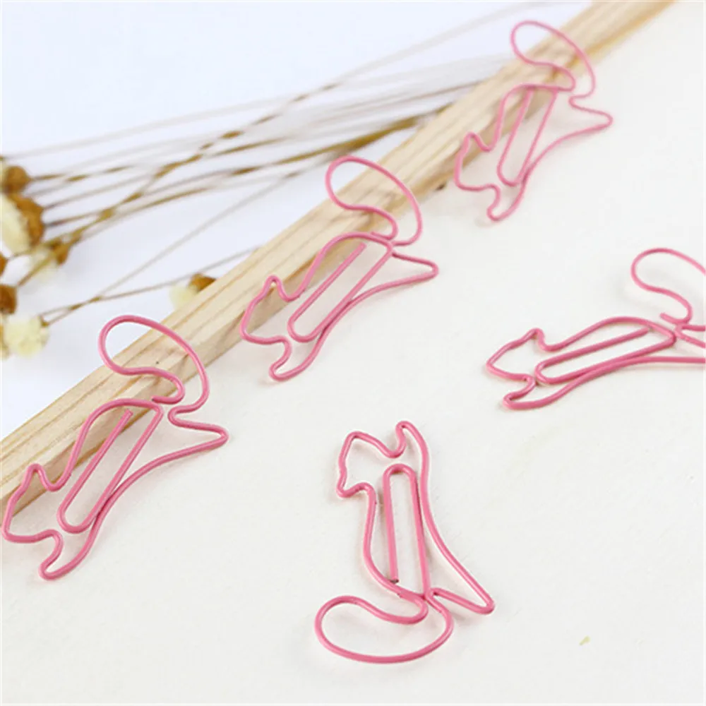 

12 Pcs Cute Fox Animal Paper Clips Bookmarks Photo Memo Ticket Clip Stationery School Supplies Accessories Gifts Wholesale