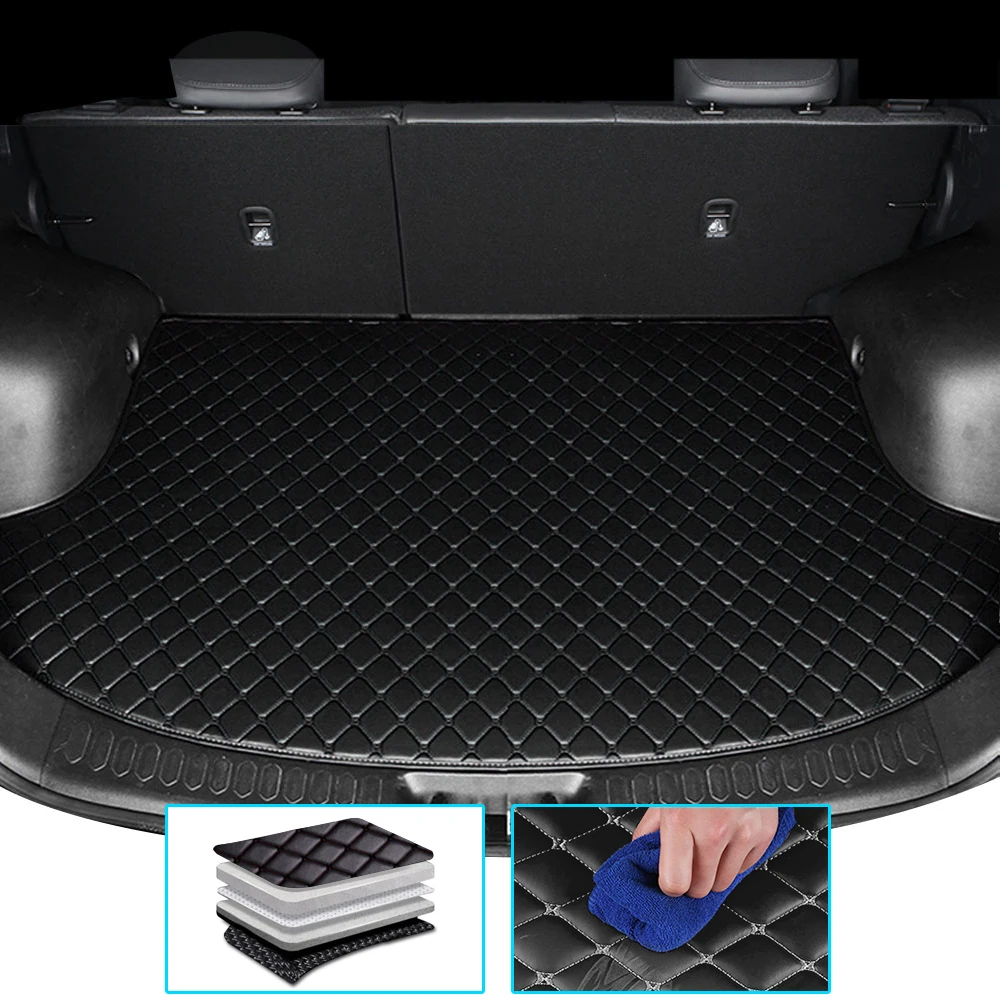 

Car Trunk Mats For TOYOTA Highlander Harrier Sequoia Corolla Camry XV30 XV40 XV50 Car Accessories Custom Cargo Liners