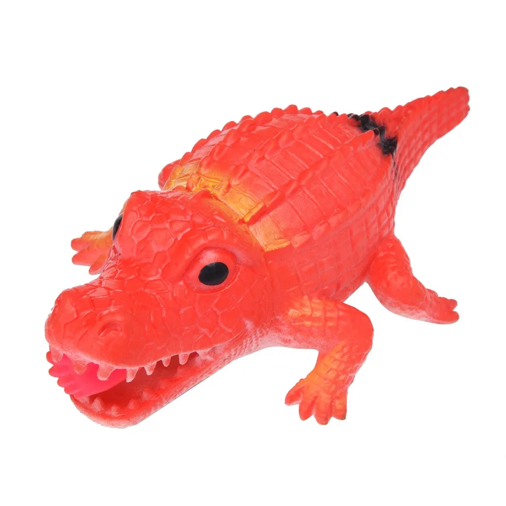 Сжимаемая крокодиловая игрушка антистресс альтернативный юмористический