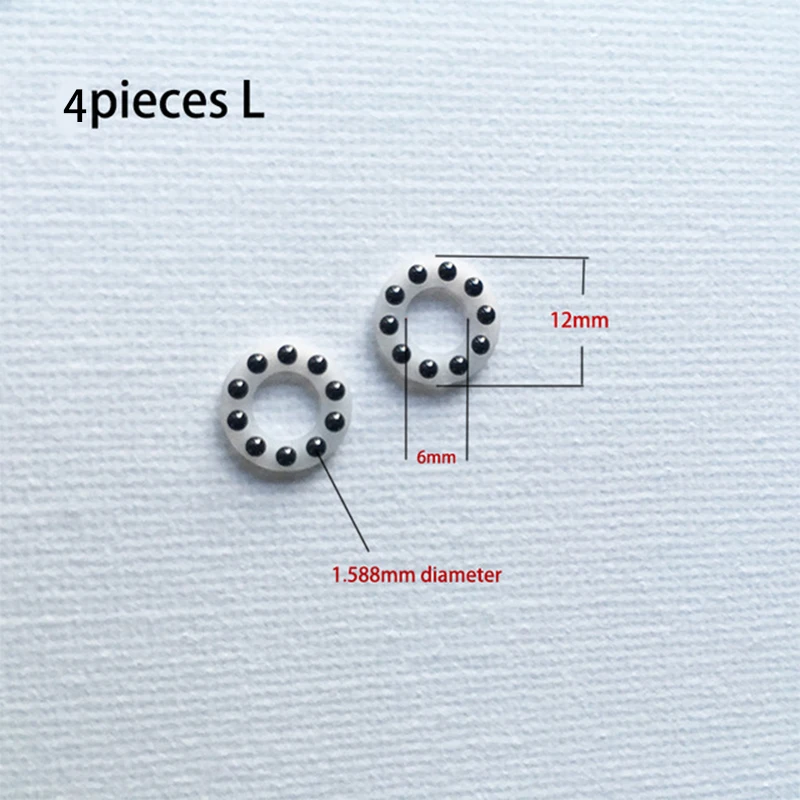 4 шт. ножевой подшипник часть омывателя нож керамический белый шариковый