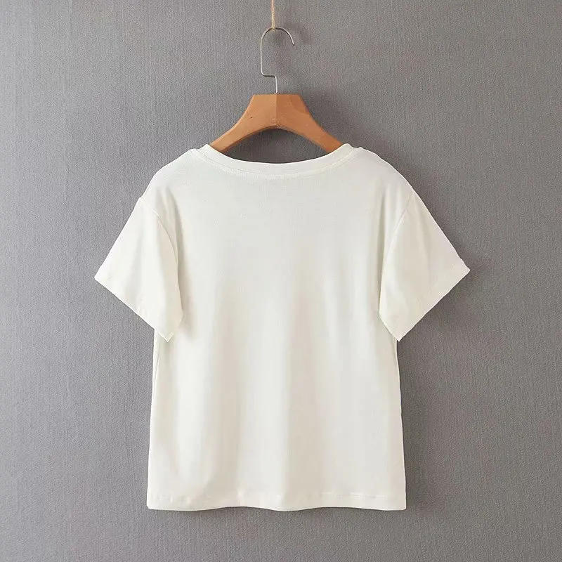 Женские футболки из мягкой хлопковой ткани лето 2019 | Женская одежда