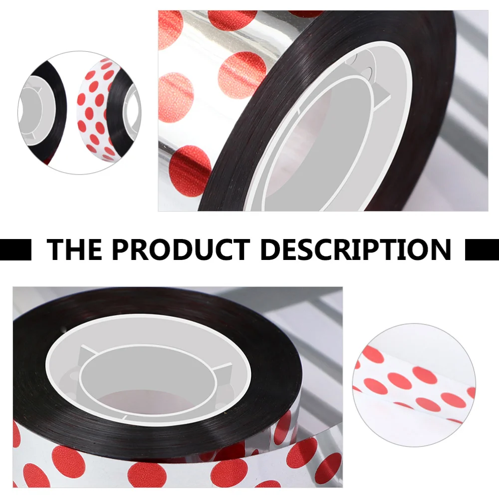 

10 Rolls 70m Bird Repelling Ribbon Dot Pattern Reflective for Garden Fence Patio