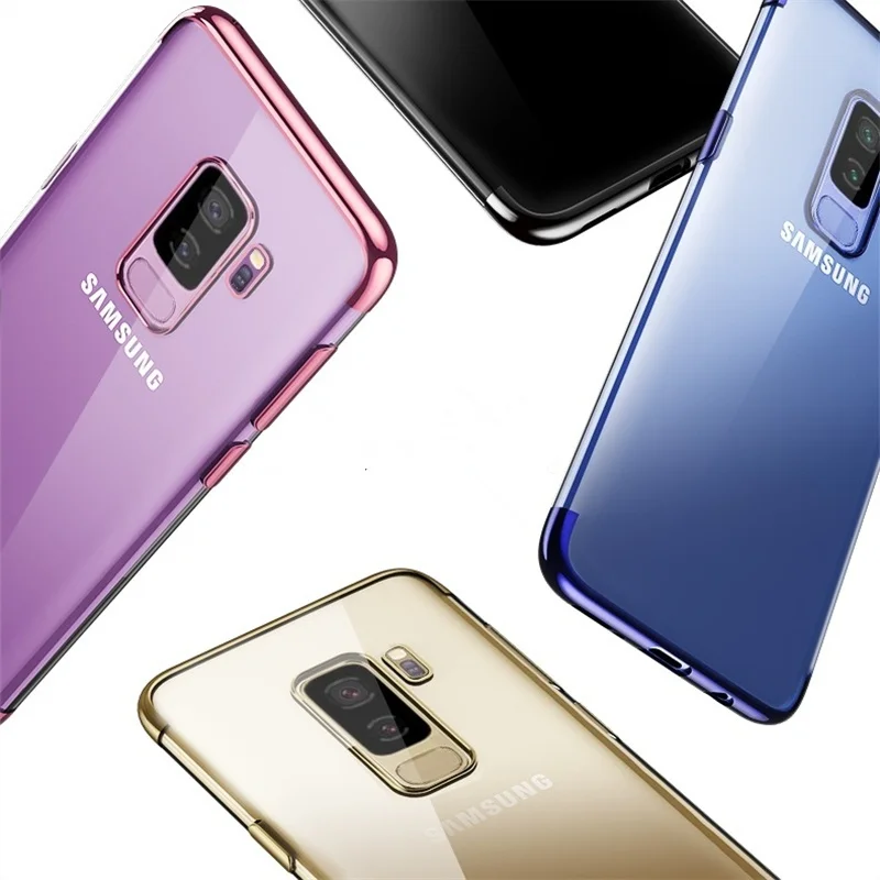 Покрытие тонкий мягкий прозрачный чехол из ТПУ для Samsung Galaxy S9 S8 S10 Plus S10E Note 10 + 9 8 Note10