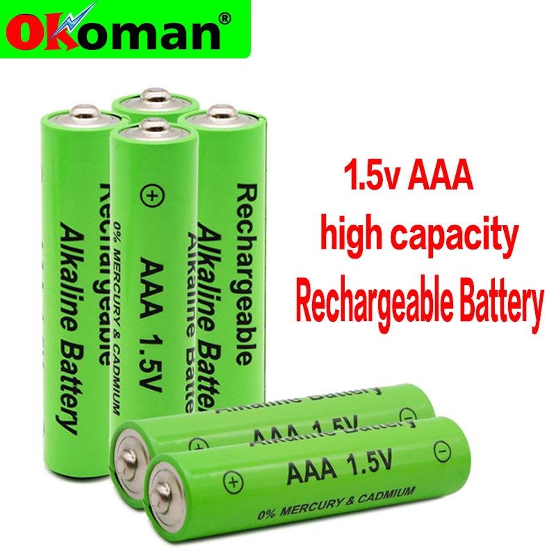 4-50 шт./лот новый аккумулятор AAA 2100 мА · ч 1 5 В щелочная аккумуляторная батарея для