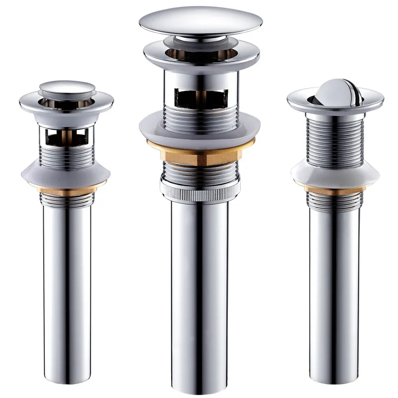 Слив высокого качества из твердой латуни для ванной комнаты раковины выдвижная