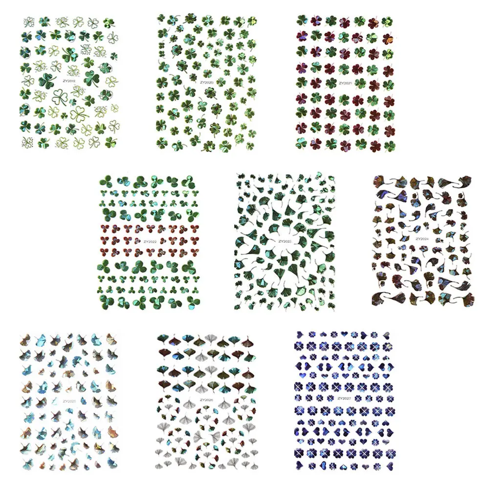Наклейки для ногтей на День Св. Патрика самоклеящиеся наклейки маникюра | Красота