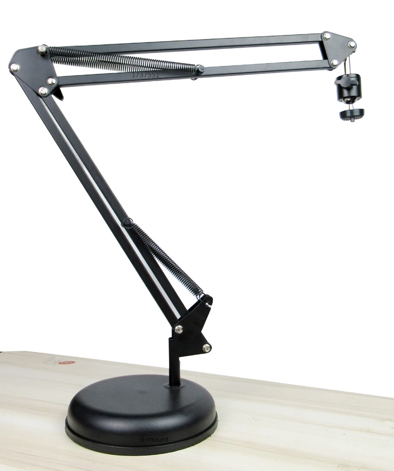DL-PMA-T10 universal mini projector desktop stand with spring foldable 360 rotate tilt mini projector bracket round base bedside