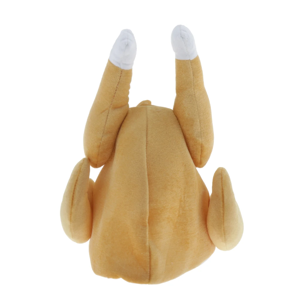 

Stuffed Chicken Leg Hat Sing Electric Animal Easter Novelty Festival Cosplay