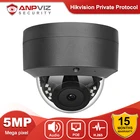 Anpviz 5-мегапиксельная купольная IP-камера POE для наружной безопасности, встроенная быстрое наблюдение, 2,8 мм фиксированный объектив, широкоугольный ИК 30 м