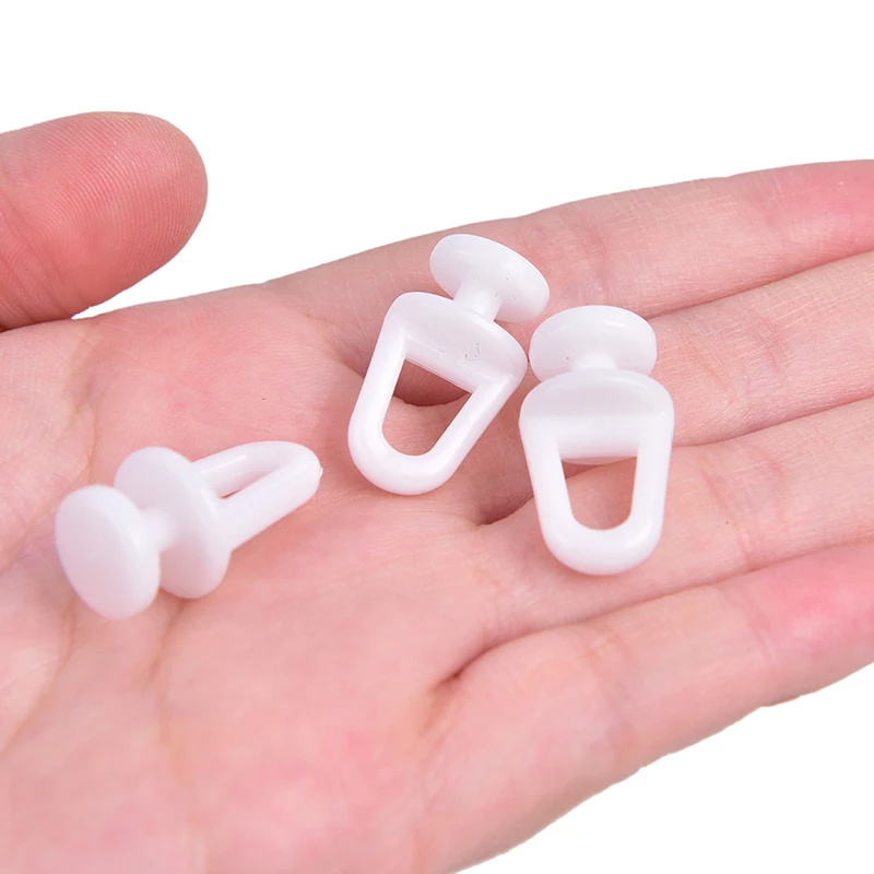 Горячая Распродажа 60 шт. белые пластиковые рельсовые шторы конвейерные крюки