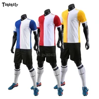 soccer jerseys adult football jerseys men custom football uniforms soccer set kits sport suits 2019 black white purple s 2xl