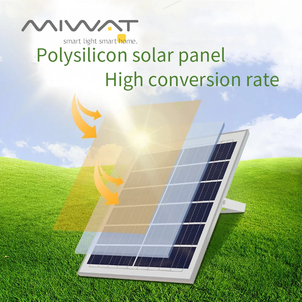 Светодиодный садовый светильник на солнечной батарее 300 Вт уличный прожектор