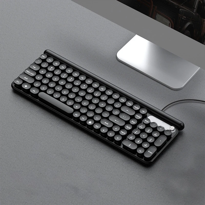 Проводная клавиатура L3 довольно красивая цветная с удобным мультимедийным