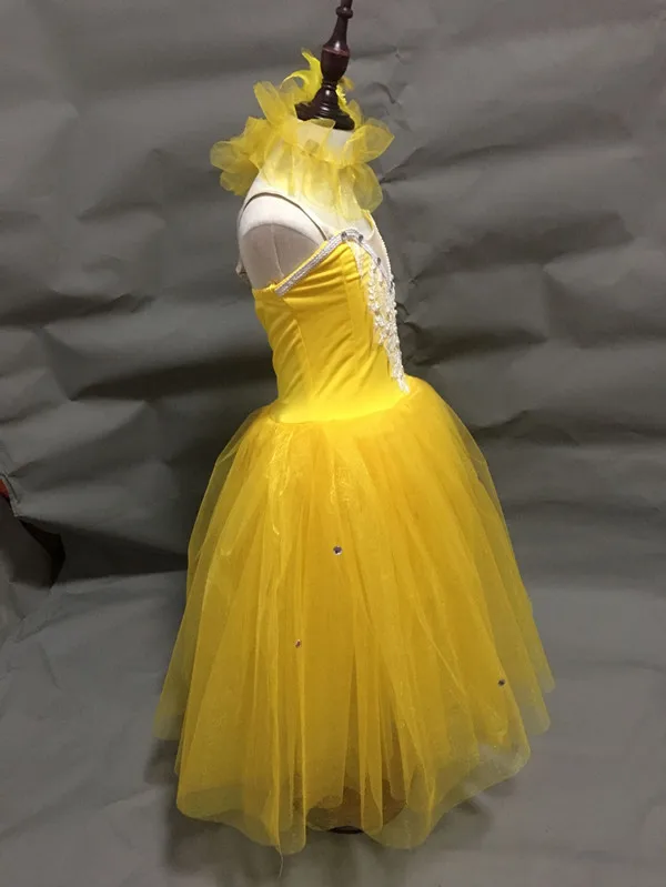 Новинка романтическое балетное платье для девочек профессиональная балетная