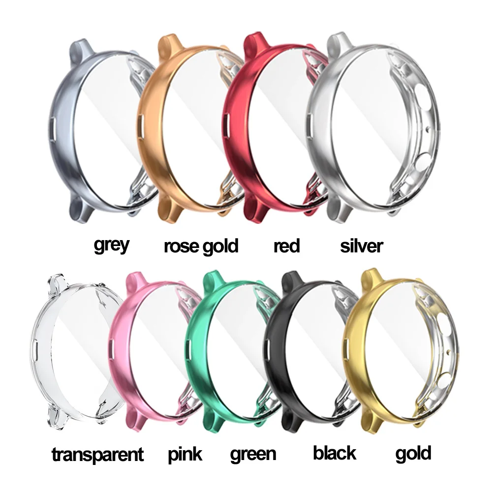 Soft Ultra Thin TPU Watch Case Slim Full Cover Screen Protector For Samsung Galaxy Watch Active 2 40mm 44mm