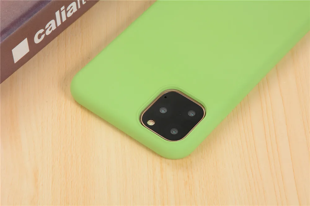 Простой милый мягкий чехол ярких цветов для iphone 11 Pro XR X XS Max SE7 8 Plus модный