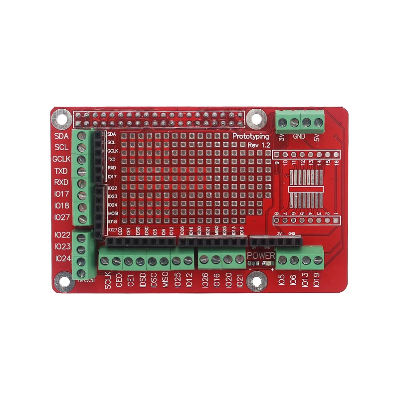Плата расширения Raspberry Pi аксессуары плата прототипа GPIO для 4 Model B/3B +/3B | Компьютеры