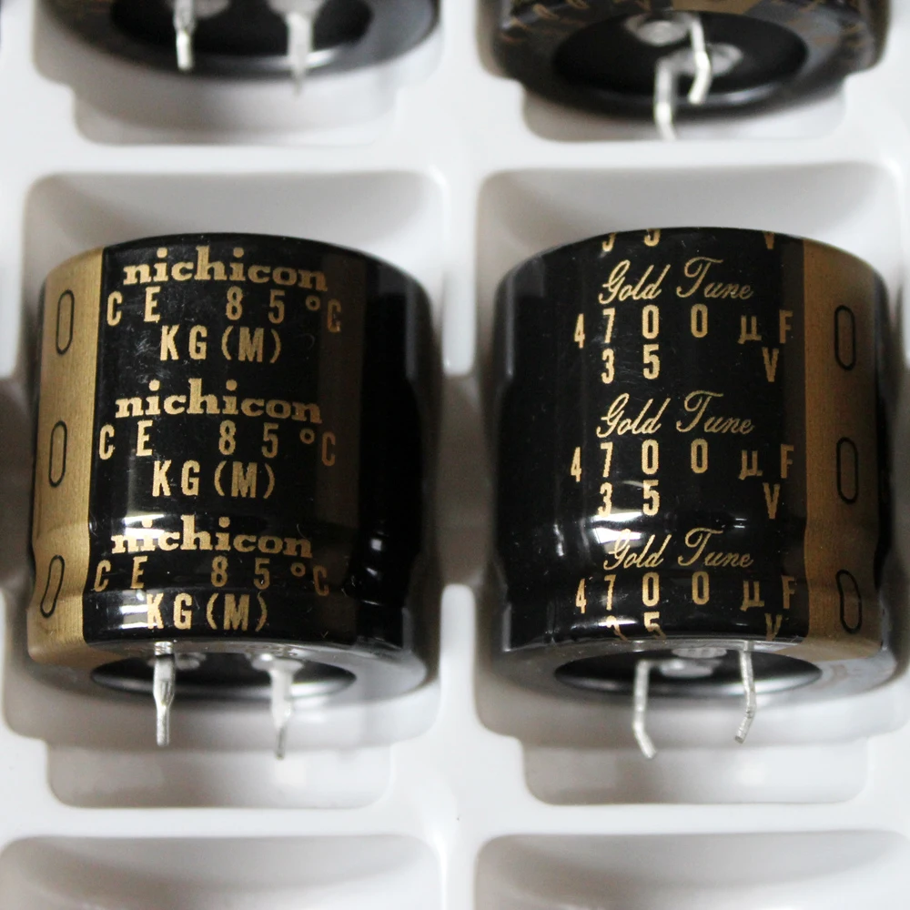 1pcs-6pcs Nichicon KG TYPE II Gold Tune 4700UF 35V 30*30mm Pitch 10mm 35V/4700uf Audio Electrolytic Capacitor Capacitors | Электроника