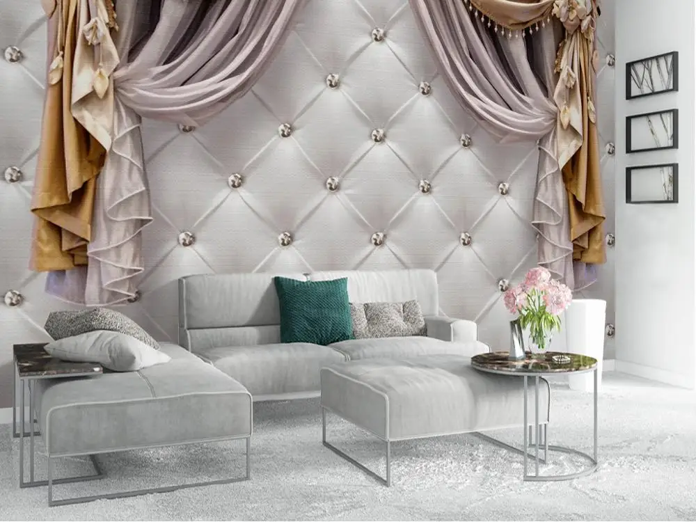 Wallpaper For Bedroom Living Room Custom 3D Mural Wall Covering Sticker Home Decor Modern Dropshipping | Обустройство дома