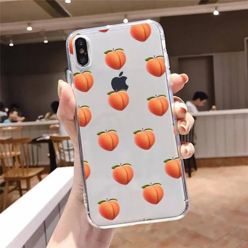 

Summer Fruit Watermelon Lemon Phone Case For iphone 12 11 8 7 6s 6 5 5s 5c se plus mini x xs xr pro max Transparent soft