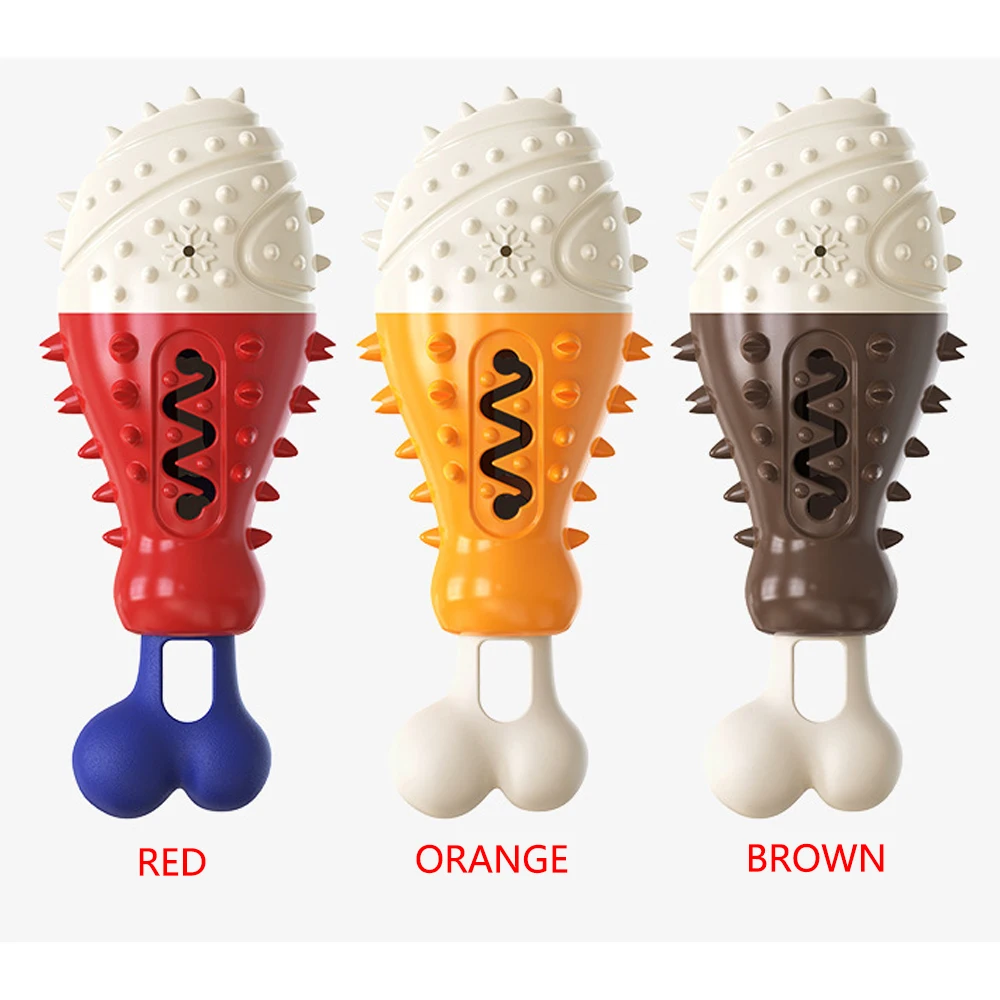 Нетоксичная игрушка для собак с защитой от укусов индейка нога собака