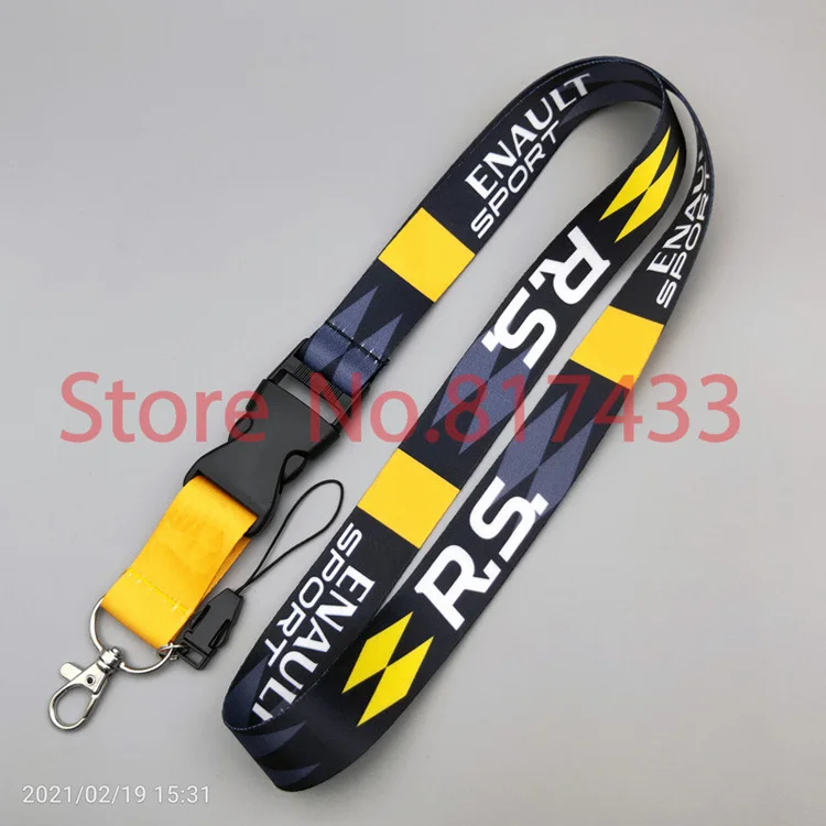 5 шт. JDM Гоночный Renault Sport Megane RS автомобильный шнурок для телефона ID карта шейный