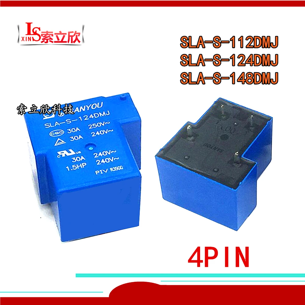 5 шт./лот 100% оригинальное новое реле Φ 12 В постоянного тока SLA-SH-112DMJ SLA S 124DMJ 12V 24V 48V 4PIN