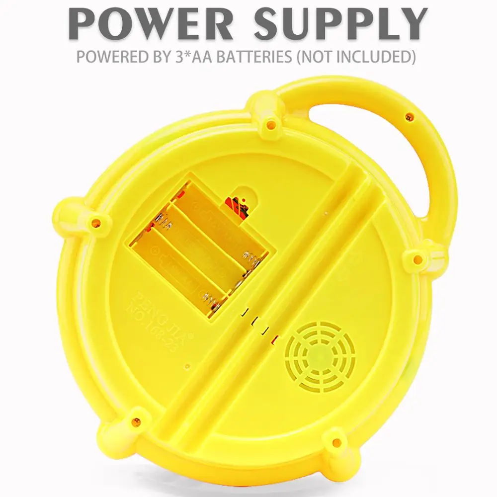 Мини барабанная Музыкальная погремушка для детей обучающая игрушка маленьких