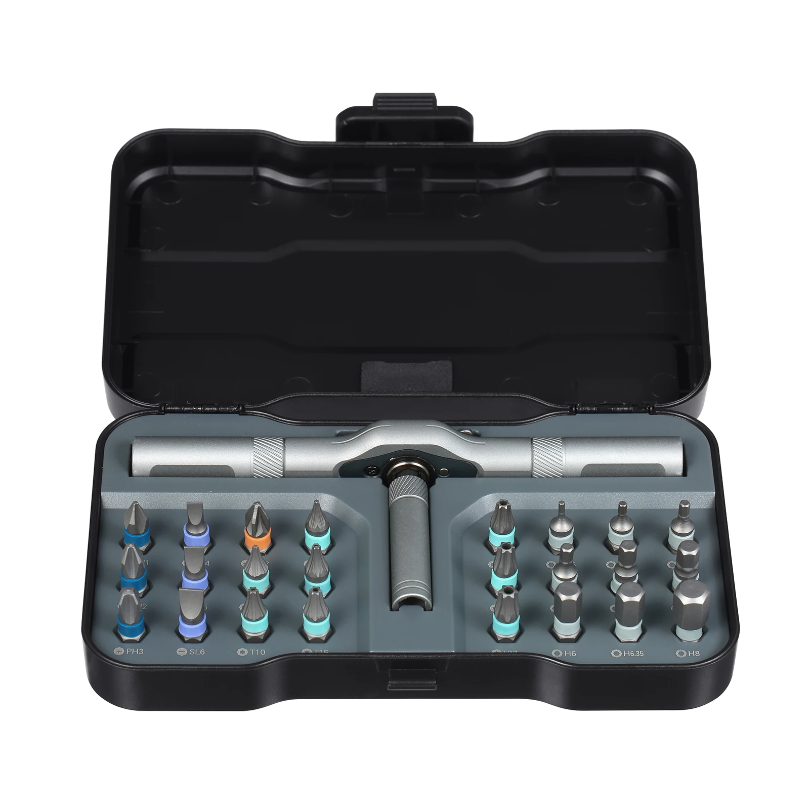 

ATuMan RS1 24-In-1 Multipurpose Ratchet Set Screwdriver Ratchet Wrench Screwdriver Bits Set Magnetic Bits Household Repair Tool