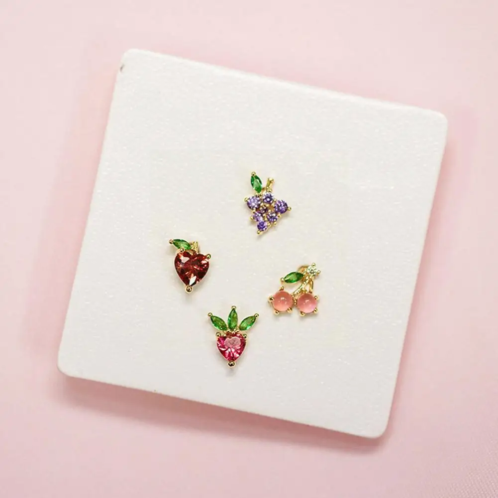 

Ins Hot Tropical Fruits Earrings For Women 2021 Trend Personality Jewelry Huggie Stud Earring Gifts For Women Girl U7m2