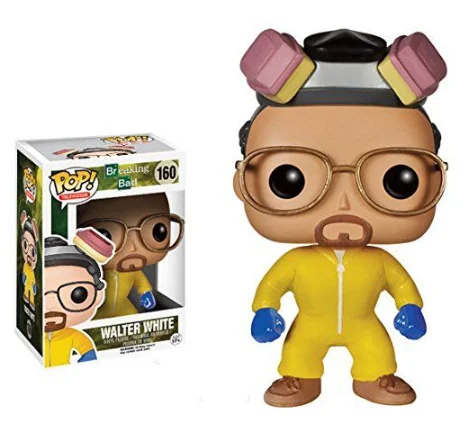 with retail box FUNKO POP Breaking Bad HEISENBERG Сол Гудман виниловые фигурки Коллекция Модель игрушки - Цвет: with retail box