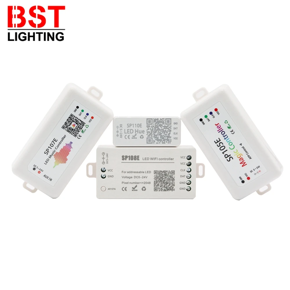 WS2811 WS2812B SK6812 WS2815 прокладки СИД светильник контроллер Bluetooth SP105E SP110E WI FI SP108E SP501E