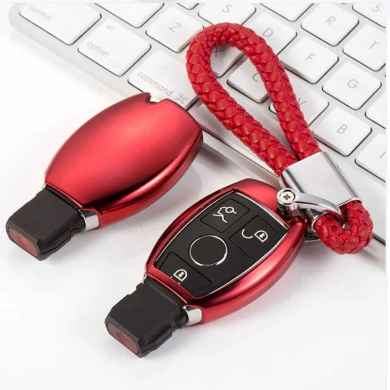 Мягкий ТПУ чехол для автомобильного ключа с дистанционным управлением Mercedes Benz A B