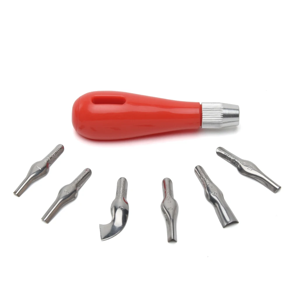 Carving Tool Portable Multifunctional Beginner Engraving Art Supplies LInoleum Cutter Practical ABS Profession Ergonomic | Дом и сад