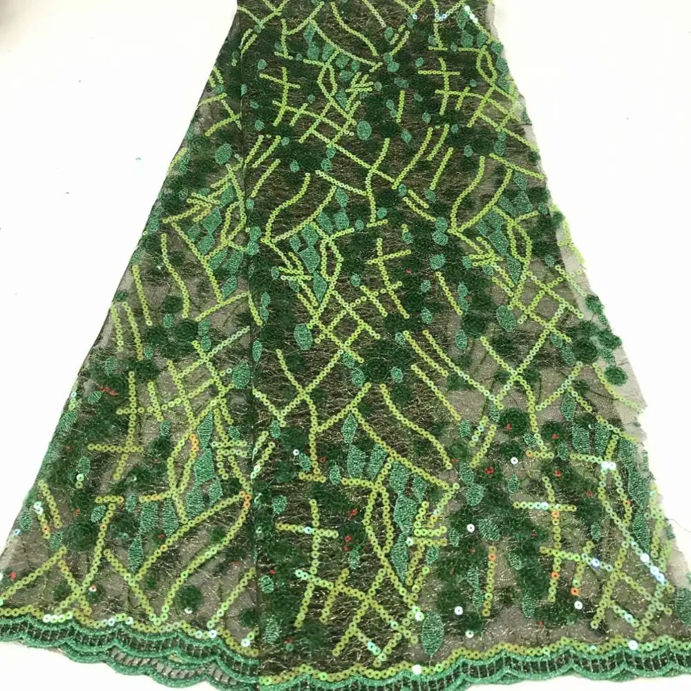 Красивый мэй красный цвет клееная ткань с блестящим кружевом и блестками для