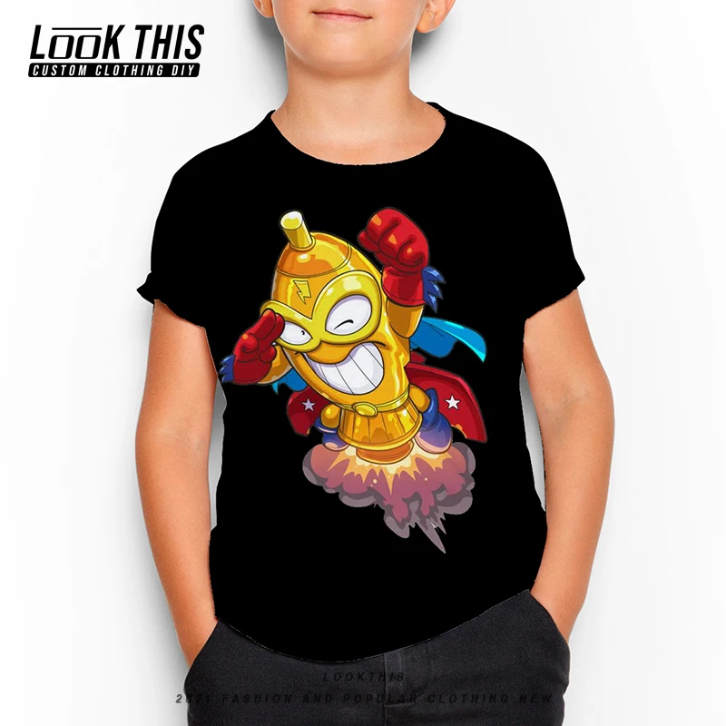 

Toy Superzings 3D Printing Casual Tops Summer T-shirt Boys/girl T shirt Kid Short Sleeve Oversized T shirts Children's Clothing