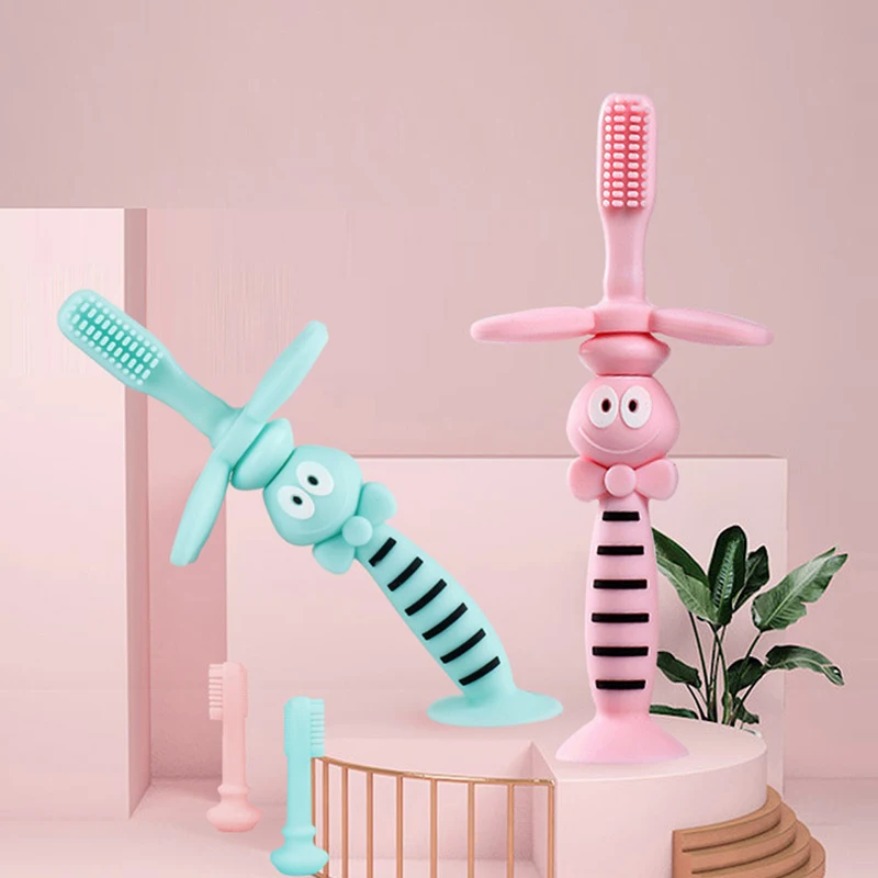 

1 шт., детская мягкая силиконовая зубная щётка