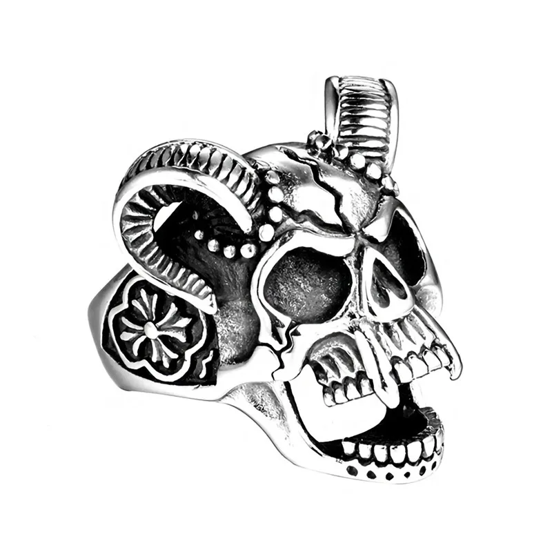 

Retro Horror Gothic Punk Style Hip Hop Rock Punk Claw Skull Animal Men's Ring Party Birthday Gift Jewelry Wholesale