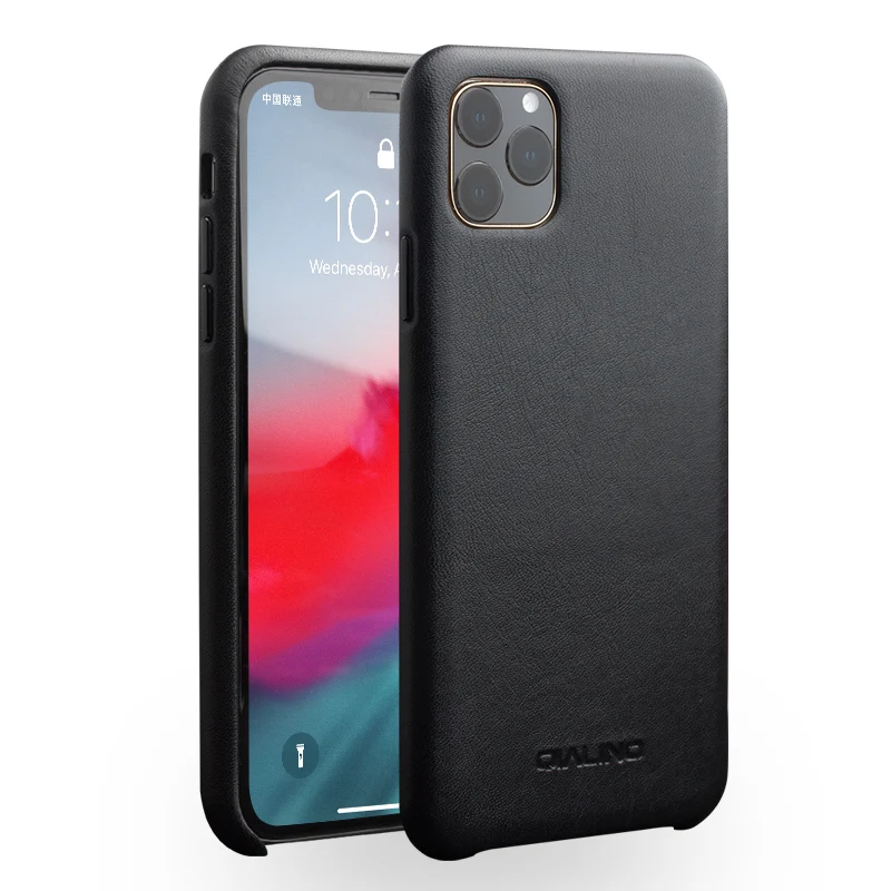 3 цвета настоящая коровья кожа задняя крышка для iPhone 11 Pro Max 5,8 6,1 6,5 полное зерно кожаный чехол металлическая кнопка Натуральная Воловья кожа