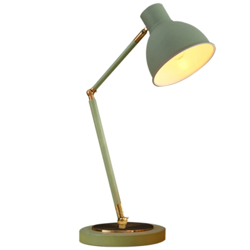 

Macarons adjustable angle classic table lamp E27 LED table lamp with switch for office reading night light bed head home