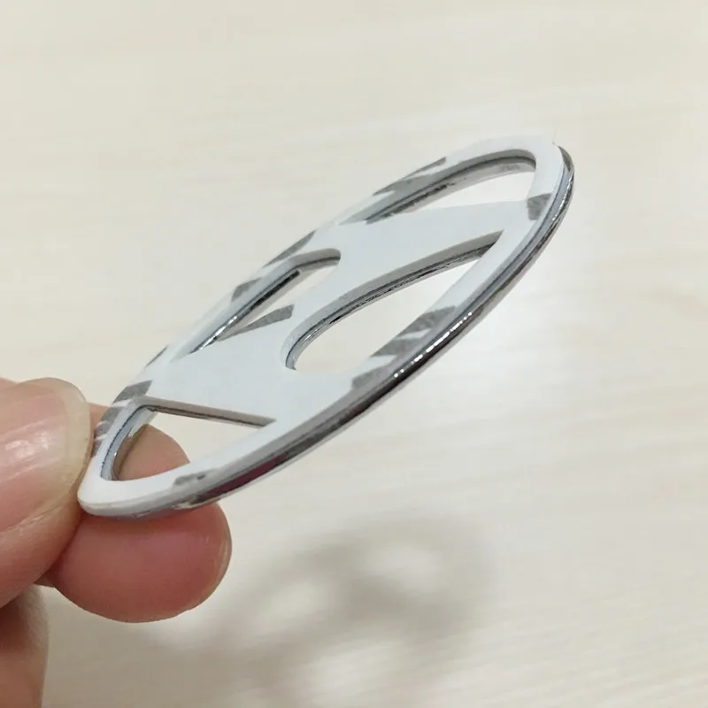 1 х хромированная наклейка эмблема Стайлинг автомобильная на руль передняя