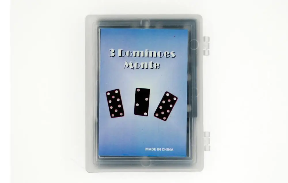 3 Dominos Monte - Close Up Magic фокусы реквизит иллюзии трюки ТВ-шоу Профессиональный